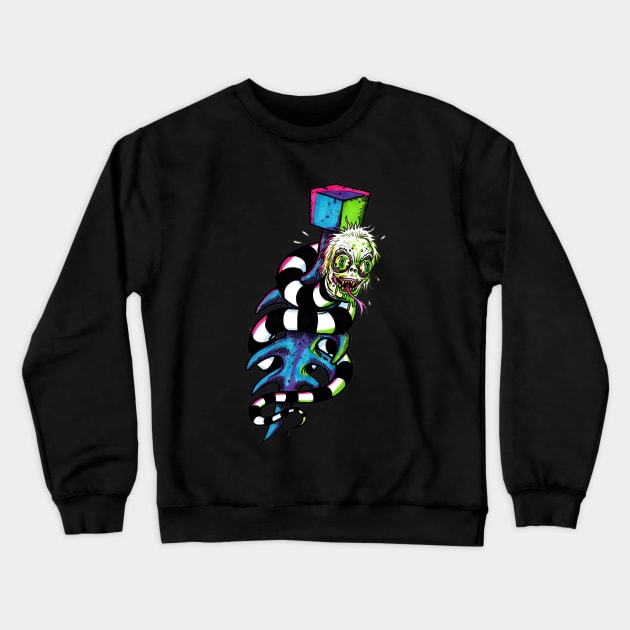 beetlejuice tattoo ting Crewneck Sweatshirt by Brownlazer